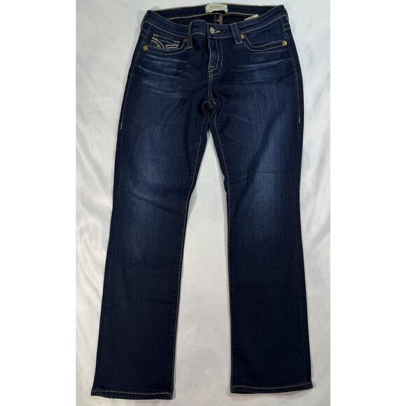 Big Star Jeans Womens 32R Mid Rise Dark Wash - Picture 1 of 7